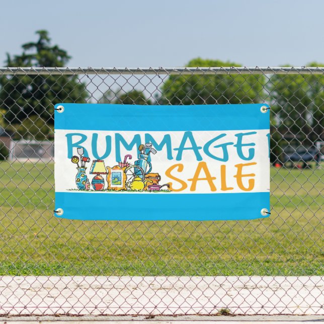 Rummage sale banner (Insitu)