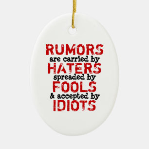 RUMORS - Car Mirror Ornament (2 Sides)