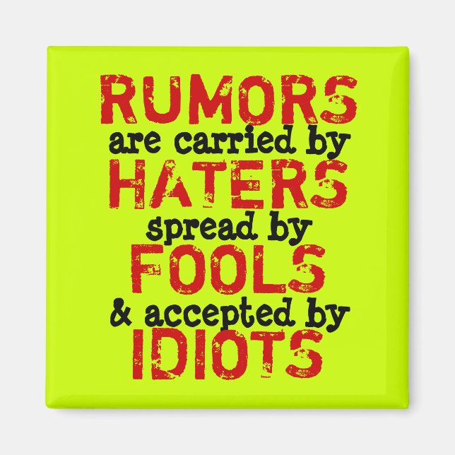 RUMORS ~ Magnet Truism (Front)