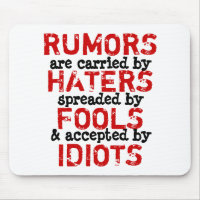 RUMORS - Mousepad Truism