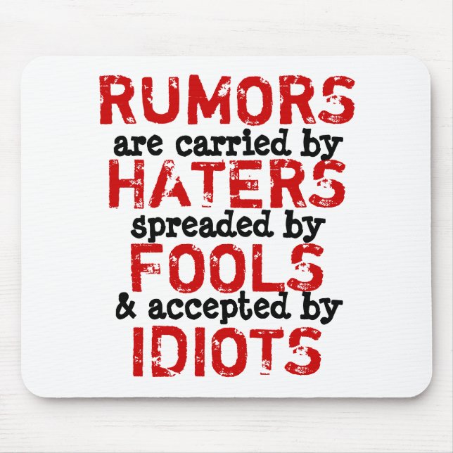 RUMORS - Mousepad Truism (Front)