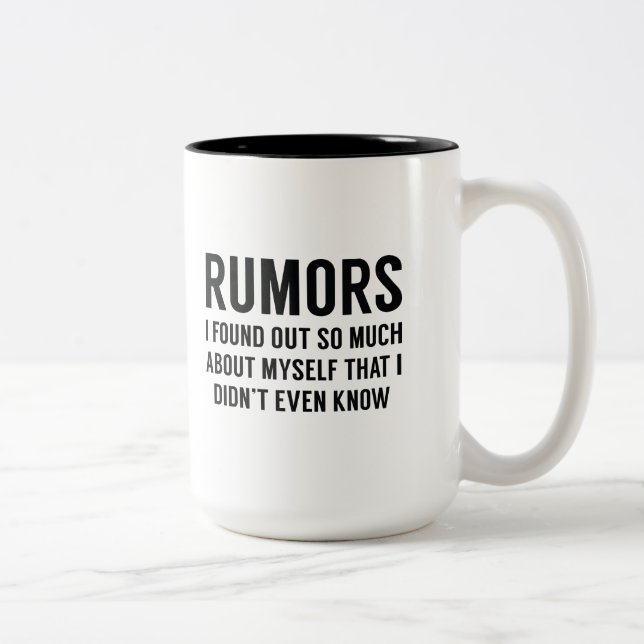 Rumours Two-Tone Coffee Mug (Right)