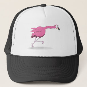 Run along Flamingo Trucker Hat