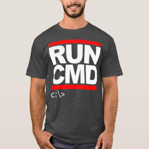 Run CMD for Programmers and Admins T-Shirt