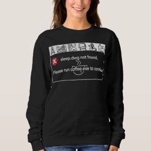 Run coffee to continue - Architecture coffee lover Sweatshirt
