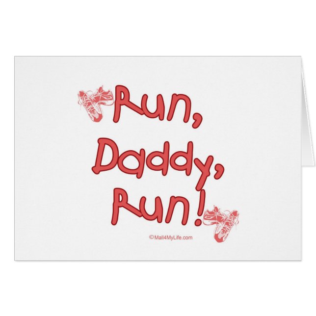 Run Daddy Run - Pink (Front Horizontal)