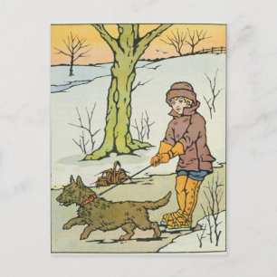 Run, Dandy Run, 20th century Postcard