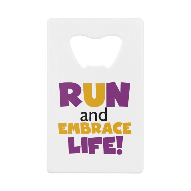 Run Embrace Life Purple Yellow (Front)