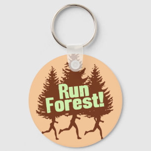 Run Forest Key Ring