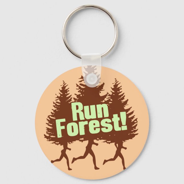 Run Forest Key Ring (Front)