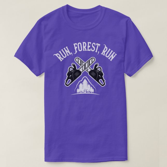 Run Forest Run T-Shirt (Design Front)