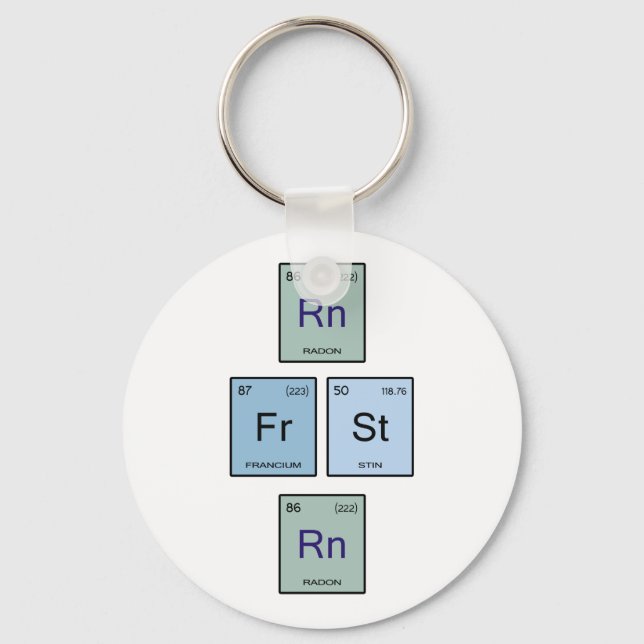 Run Forrest Run Key Ring (Front)