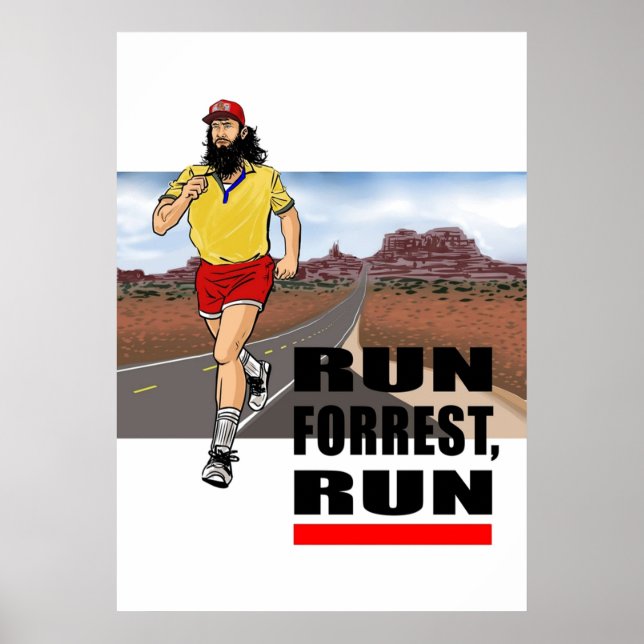 Run Forrest run Poster (Front)