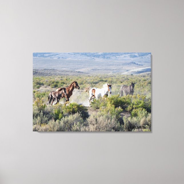 Run Free Forever Canvas Print (Front)