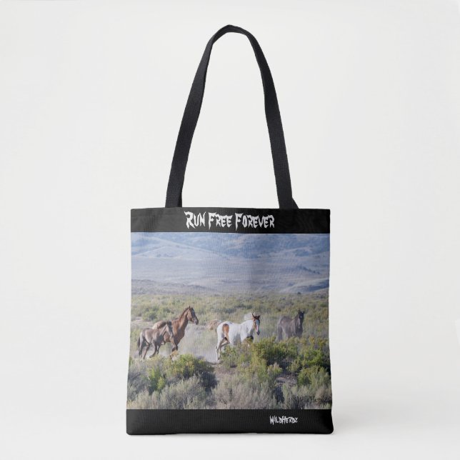 Run Free Forever Tote Bag (Front)
