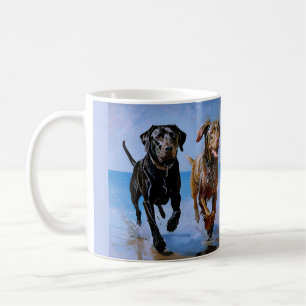 "Run Free, Run Together" Beachside Best Buddies Coffee Mug