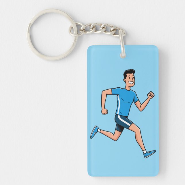 Run Gear – Inspirational Running Key Ring (Front)