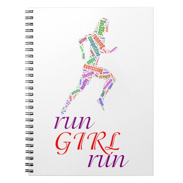 Run girl, run notebook (Front)