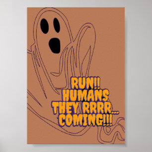 Run!! Halloween Posters
