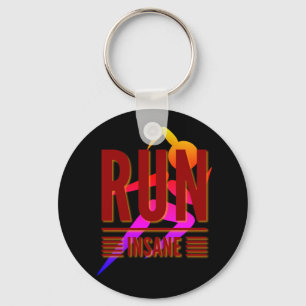 Run Insane Key Ring