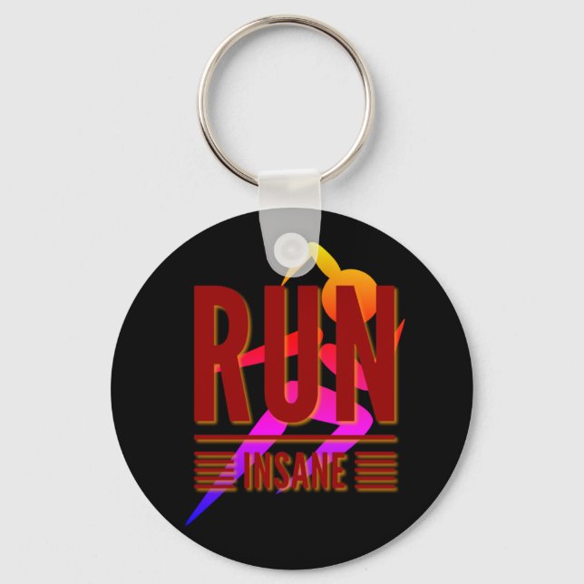 Run Insane Key Ring (Front)