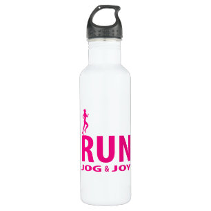 Run, jog and joy 710 ml water bottle