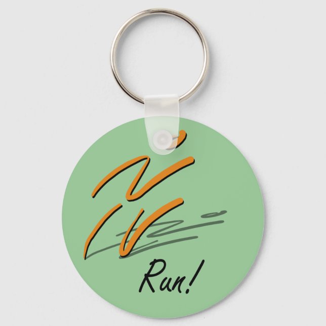 Run Keychain (Front)