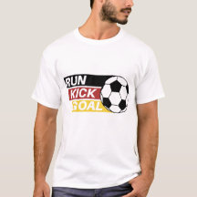 Run Kick Goal Soccer Design