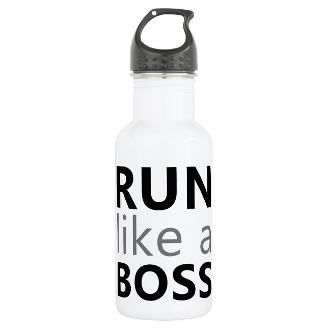 Run Like A Boss 532 Ml Water Bottle (Front)