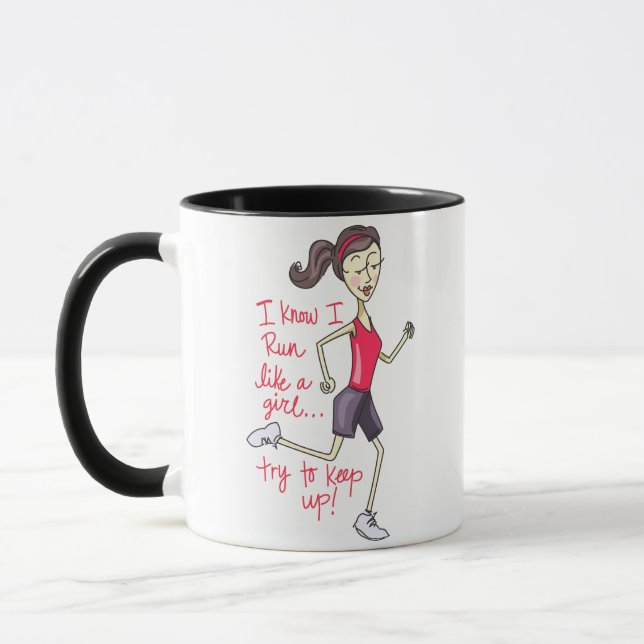 Run Like a Girl Mug (Left)