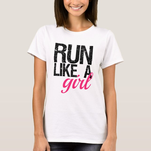 Run Like a Girl Women's Tank (Front)