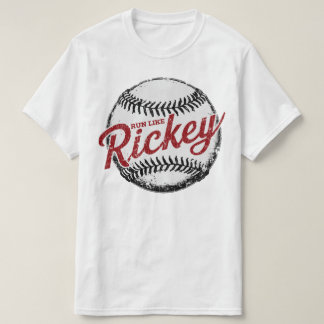 Run Like Rickey Henderson Baseball Legend T-Shirt