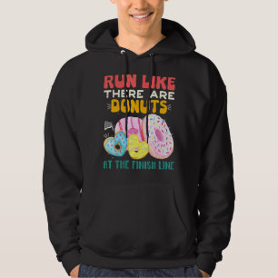 Run Like There Are Doughnuts At The Finish Line Ru Hoodie