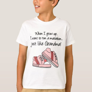 Run Marathon Just Like My Grandma T-Shirt