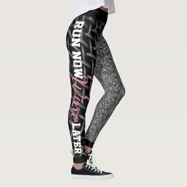 Run Now Wine Later Leggings (Right)