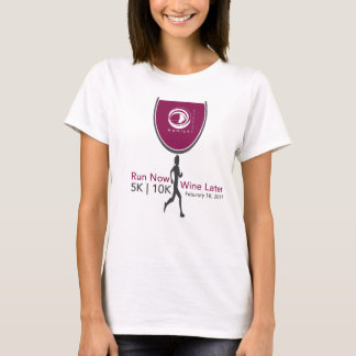 Run Now Wine Later Participant Athletic V-Neck Tee