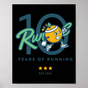 Run Oc 10 Year Anniversary Poster