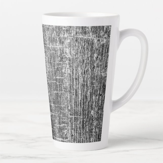 run off walls  latte mug (Right)