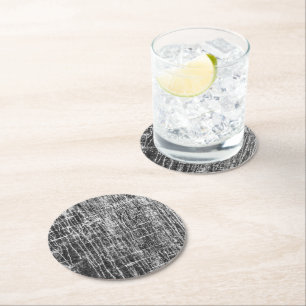 run off walls round paper coaster