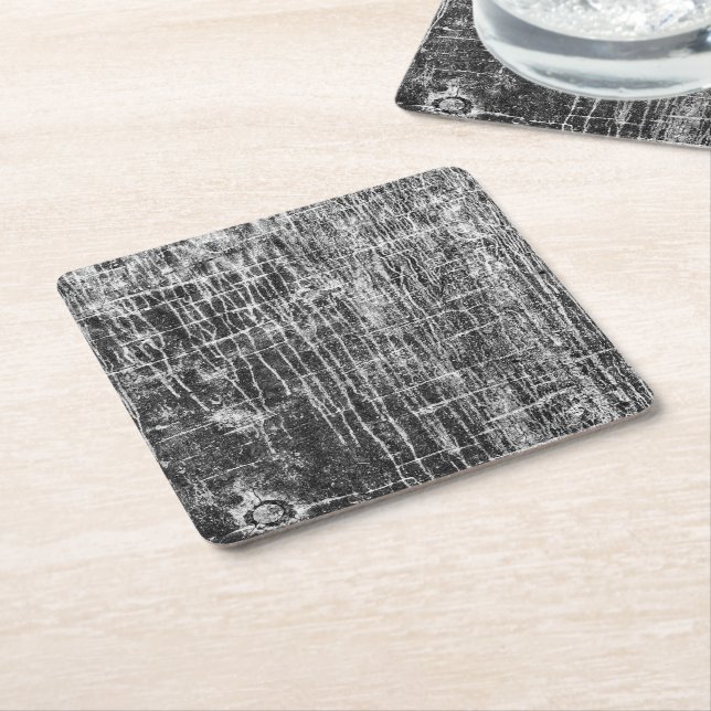 run off walls  square paper coaster (Angled)