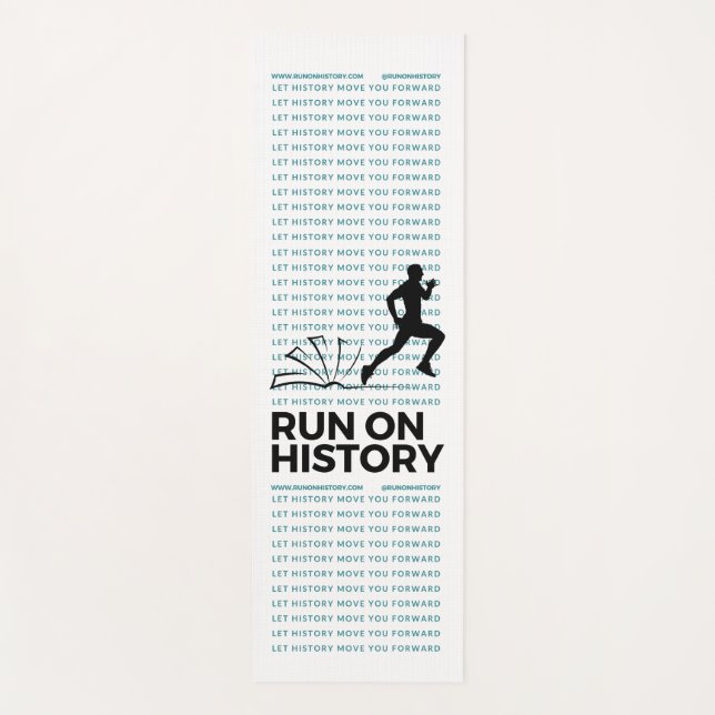 Run on History - yoga mat (Front)