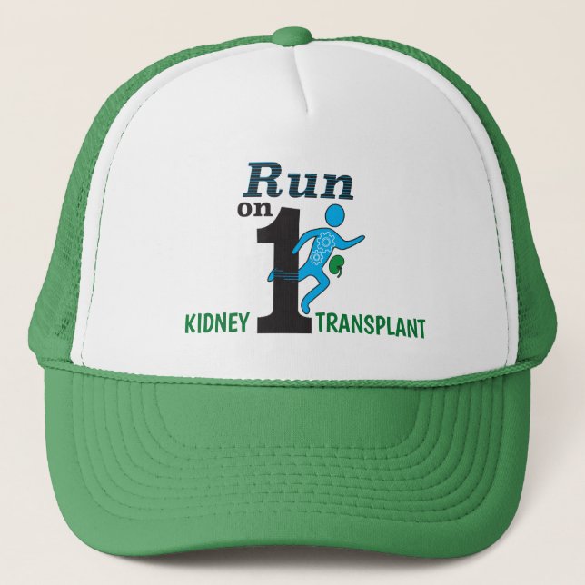 Run on One Kidney Trucker Hat (Front)