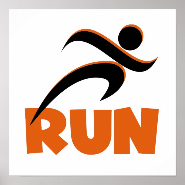 RUN Orange Poster (Front)