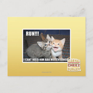 RUN!!! POSTCARD