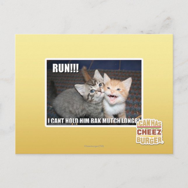 RUN!!! POSTCARD (Front)