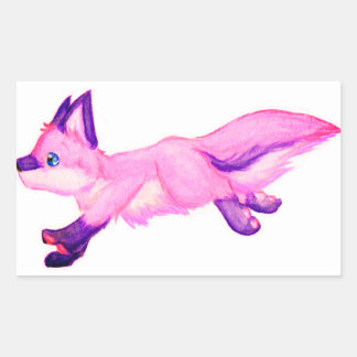 Run Rectangular Sticker