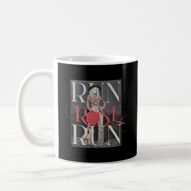 Run Rose Run Guitar Dolly Pon Coffee Mug (Left)