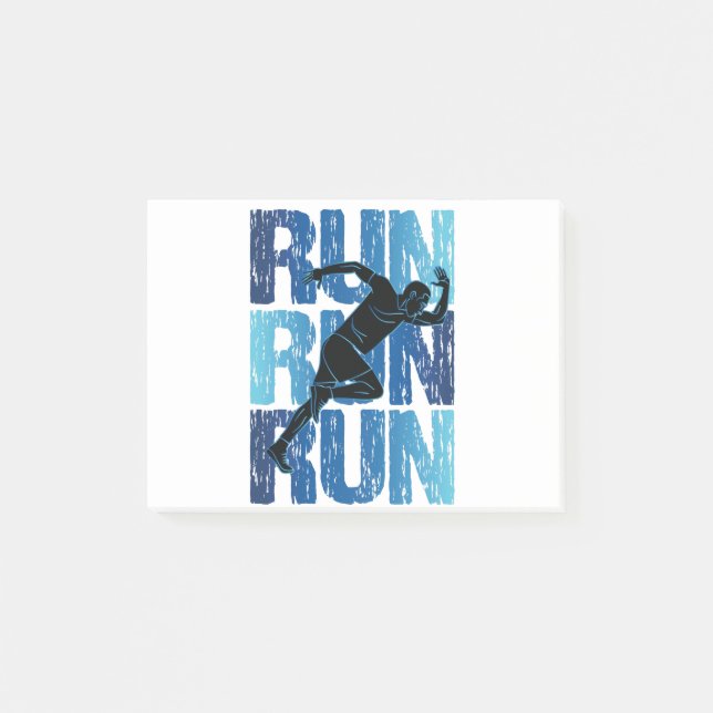 Run Run Run Post-it Notes (Front)
