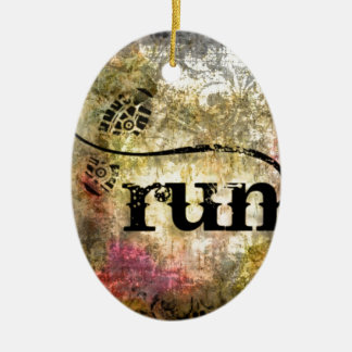 Run/Runner by Vetro Jewellery Ceramic Tree Decoration