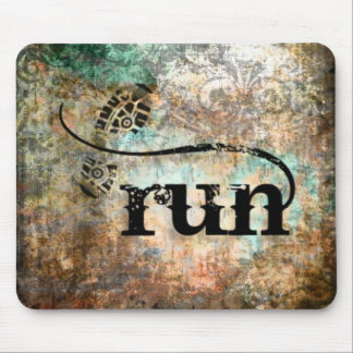 Run/Runner by Vetro Jewellery Mouse Pad